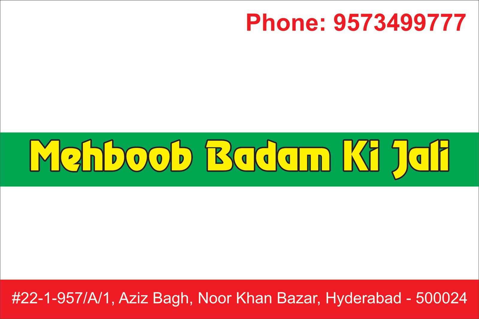 Mehboob Badam Ki Jali
